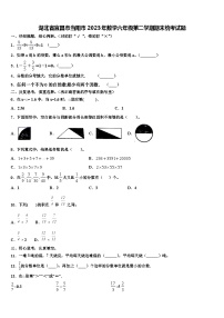 湖北省宜昌市当阳市2023年数学六年级第二学期期末统考试题含解析