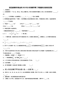 湖北省黄冈市英山县2023年六年级数学第二学期期末达标测试试题含解析