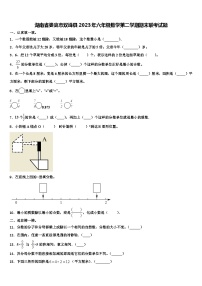 湖南省娄底市双峰县2023年六年级数学第二学期期末联考试题含解析