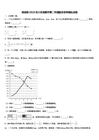 澄城县2023年六年级数学第二学期期末统考模拟试题含解析