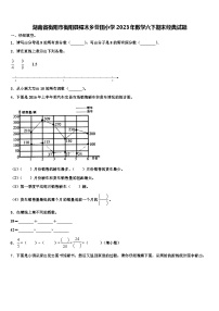 湖南省衡阳市衡阳县樟木乡曹田小学2023年数学六下期末经典试题含解析