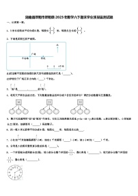 湖南省邵阳市邵阳县2023年数学六下期末学业质量监测试题含解析