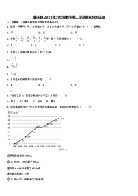 潼关县2023年六年级数学第二学期期末检测试题含解析