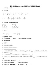 漳州市漳浦县2022-2023学年数学六下期末监测模拟试题含解析