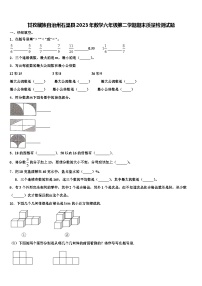 甘孜藏族自治州石渠县2023年数学六年级第二学期期末质量检测试题含解析