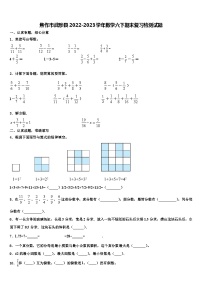 焦作市武陟县2022-2023学年数学六下期末复习检测试题含解析