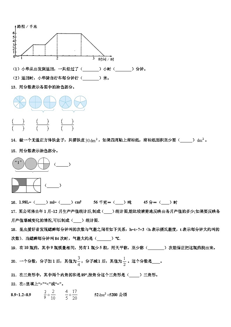 灵台县2022-2023学年六年级数学第二学期期末复习检测试题含解析02