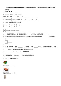 玉树藏族自治州治多县2022-2023学年数学六下期末学业质量监测模拟试题含解析