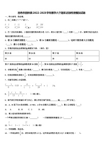 百色市田林县2022-2023学年数学六下期末达标检测模拟试题含解析