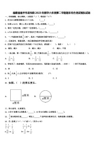 福建省南平市政和县2023年数学六年级第二学期期末综合测试模拟试题含解析