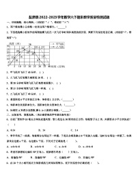 盐津县2022-2023学年数学六下期末教学质量检测试题含解析