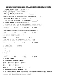 福建省泉州市鲤城区2022-2023学年六年级数学第二学期期末达标检测试题含解析