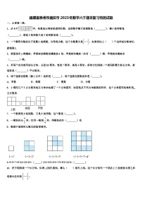 福建省泉州市南安市2023年数学六下期末复习检测试题含解析