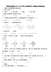 秦皇岛市昌黎县2022-2023学年六年级数学第二学期期末统考模拟试题含解析