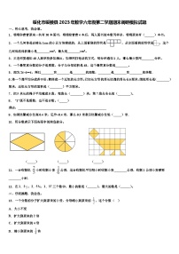 绥化市绥棱县2023年数学六年级第二学期期末调研模拟试题含解析