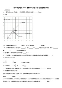 菏泽市东明县2023年数学六下期末复习检测模拟试题含解析