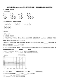 荆州市荆州区2022-2023学年数学六年级第二学期期末教学质量检测试题含解析