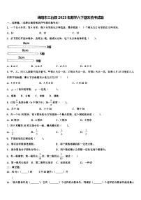 绵阳市三台县2023年数学六下期末统考试题含解析