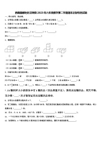 西藏昌都地区边坝县2023年六年级数学第二学期期末达标检测试题含解析