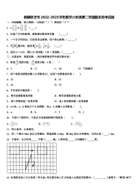 西藏林芝市2022-2023学年数学六年级第二学期期末统考试题含解析