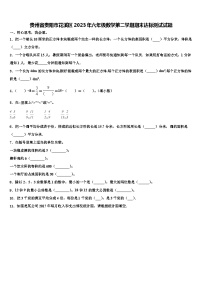 贵州省贵阳市花溪区2023年六年级数学第二学期期末达标测试试题含解析