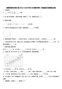 西藏阿里地区普兰县2022-2023学年六年级数学第二学期期末经典模拟试题含解析