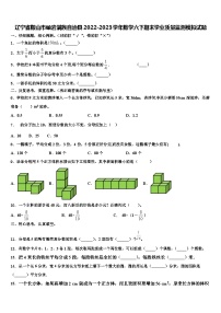 辽宁省鞍山市岫岩满族自治县2022-2023学年数学六下期末学业质量监测模拟试题含解析