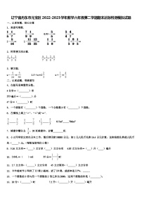 辽宁省丹东市元宝区2022-2023学年数学六年级第二学期期末达标检测模拟试题含解析