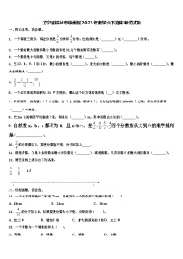 辽宁省铁岭市银州区2023年数学六下期末考试试题含解析