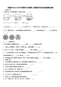 资溪县2022-2023学年数学六年级第二学期期末学业质量监测模拟试题含解析