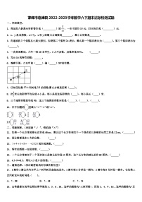 邯郸市临漳县2022-2023学年数学六下期末达标检测试题含解析