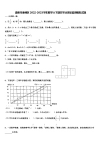 酒泉市肃州区2022-2023学年数学六下期末学业质量监测模拟试题含解析