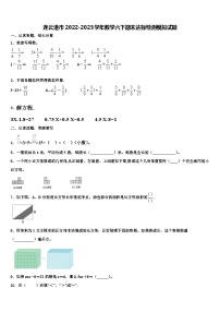 连云港市2022-2023学年数学六下期末达标检测模拟试题含解析