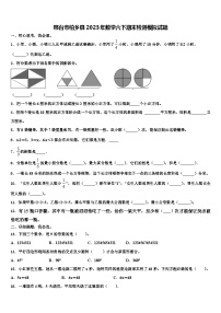 邢台市柏乡县2023年数学六下期末检测模拟试题含解析