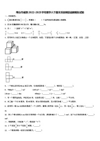 邢台市威县2022-2023学年数学六下期末质量跟踪监视模拟试题含解析