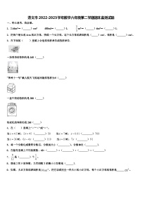 遵义市2022-2023学年数学六年级第二学期期末监测试题含解析