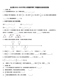 金川县2022-2023学年六年级数学第二学期期末达标测试试题含解析