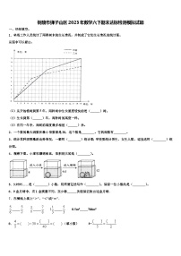 铜陵市狮子山区2023年数学六下期末达标检测模拟试题含解析