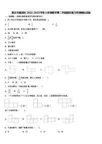 重庆市南岸区2022-2023学年六年级数学第二学期期末复习检测模拟试题含解析