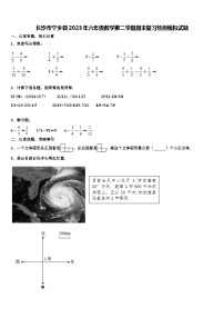 长沙市宁乡县2023年六年级数学第二学期期末复习检测模拟试题含解析