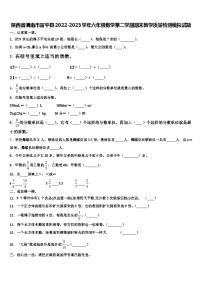 陕西省渭南市富平县2022-2023学年六年级数学第二学期期末教学质量检测模拟试题含解析