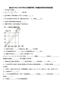 韶山市2022-2023学年六年级数学第二学期期末教学质量检测试题含解析