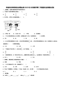 黔南布依族苗族自治州独山县2023年六年级数学第二学期期末监测模拟试题含解析