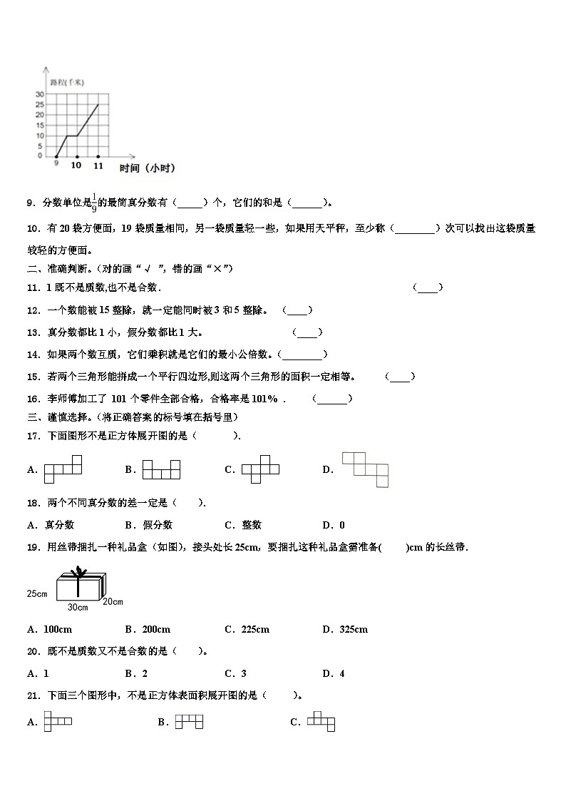 黔东南南苗族侗族自治州黄平县2023年六年级数学第二学期期末达标测试试题含解析第2页