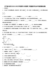 辽宁省大连市2022-2023学年数学六年级第二学期期末学业水平测试模拟试题含解析