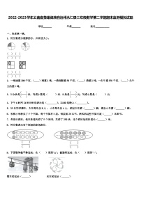 2022-2023学年云南省楚雄彝族自治州永仁县三年级数学第二学期期末监测模拟试题含解析