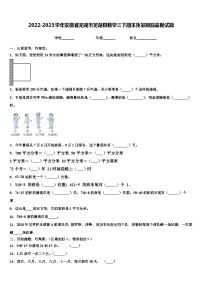 2022-2023学年安徽省芜湖市芜湖县数学三下期末质量跟踪监视试题含解析