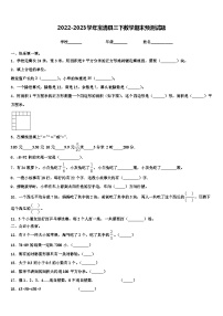 2022-2023学年宝清县三下数学期末预测试题含解析