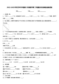 2022-2023学年巴中市平昌县三年级数学第二学期期末质量跟踪监视试题含解析