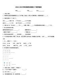 2022-2023学年常州市武进区三下数学期末含解析